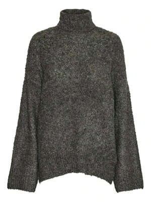 Pieces Sweter w kolorze khaki rozmiar: M