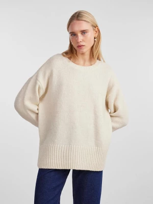 Pieces Sweter w kolorze kremowym rozmiar: XS