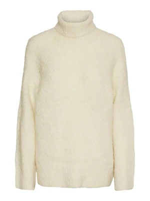 Pieces Sweter w kolorze kremowym rozmiar: XL