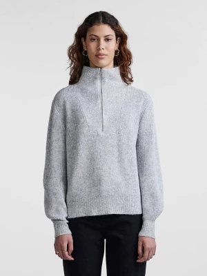 Pieces Sweter w kolorze szarym rozmiar: M
