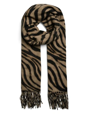 Pieces Szal w kolorze beżowym rozmiar: onesize