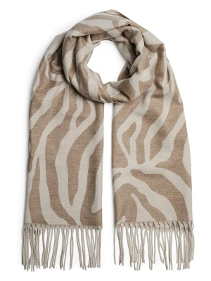 Pieces Szal w kolorze beżowym rozmiar: onesize