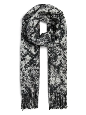 Pieces Szal w kolorze szarym rozmiar: onesize