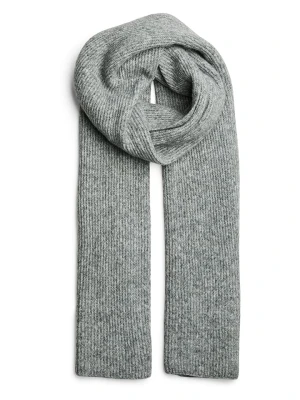 Pieces Szal w kolorze szarym rozmiar: onesize