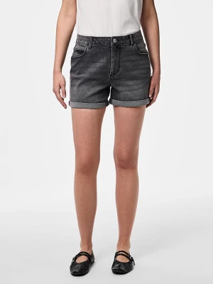 Pieces Szorty dżinsowe "Peggy" w kolorze szarym rozmiar: XS
