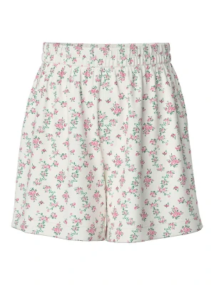 Pieces Szorty "Nya" w kolorze kremowo-jasnoróżowym rozmiar: XS