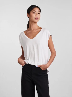 Pieces T-Shirt 17095260 Biały Regular Fit