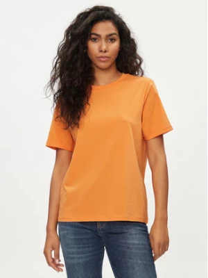 Pieces T-Shirt Ria 17086970 Pomarańczowy Regular Fit