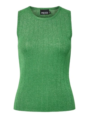 Pieces Top "Pcsalima" w kolorze zielonym rozmiar: XS