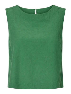 Pieces Top "Tera" w kolorze zielonym rozmiar: S