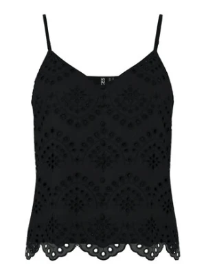 Pieces Top Vilde 17156563 Czarny Regular Fit