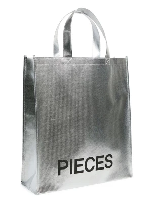 Pieces Torebka w kolorze srebrnym rozmiar: onesize