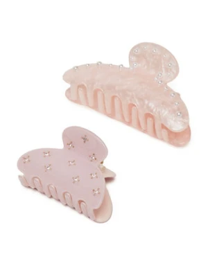 Pieces Zestaw 2 spinek do włosów Pclala 2-Pack Hairshark 17156122 Różowy