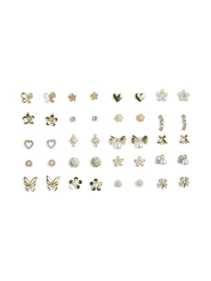 Pieces Zestaw 20 par kolczyków Pclona Mega Pack Earrings D2d 17153167 Złoty