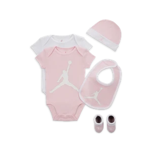 Pięcioczęściowy zestaw z body dla niemowląt Jordan 5-Piece Core Gift Set - Różowy