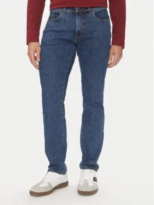 Pierre Cardin Jeansy C7 34510.8054 Niebieski Tapered Fit