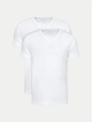 Pierre Cardin Komplet 2 t-shirtów 29991.000.9000 Biały Modern Fit