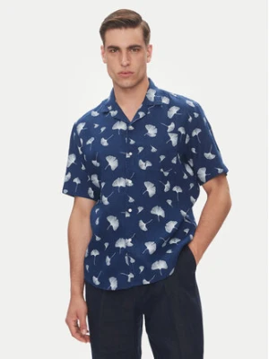 Pierre Cardin Koszula C6 45610.0486 Granatowy Regular Fit