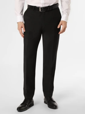 Pierre Cardin Męskie spodnie od garnituru modułowego Mężczyźni Regular Fit czarny jednolity,