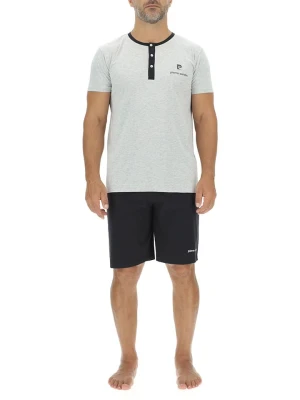 Pierre Cardin Piżama w kolorze szaro-czarnym rozmiar: XL