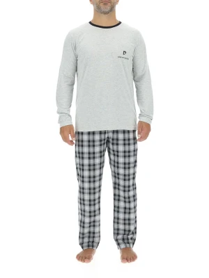 Pierre Cardin Piżama w kolorze szaro-czarnym rozmiar: L
