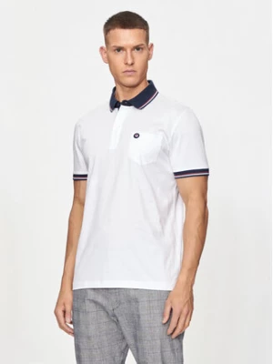 Pierre Cardin Polo C5 21284.2034 Biały Regular Fit