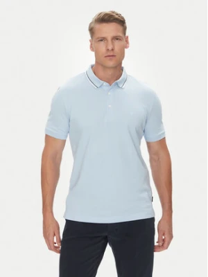 Pierre Cardin Polo C5 21374.2112 Błękitny Regular Fit