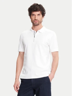 Pierre Cardin Polo C5 21455.2119 Biały Regular Fit