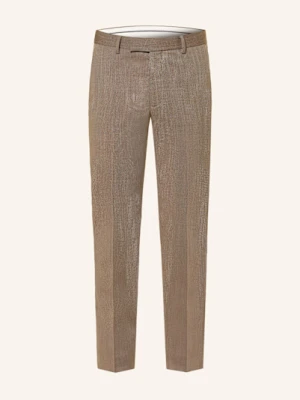 Pierre Cardin Spodnie Garniturowe Regular Fit braun