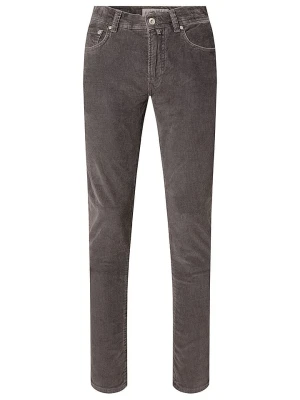 Pierre Cardin Spodnie sztruksowe w kolorze szarym rozmiar: W42 / L32