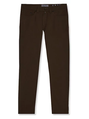 Pierre Cardin Spodnie - Tapered fit - w kolorze brązowym rozmiar: W34/L34