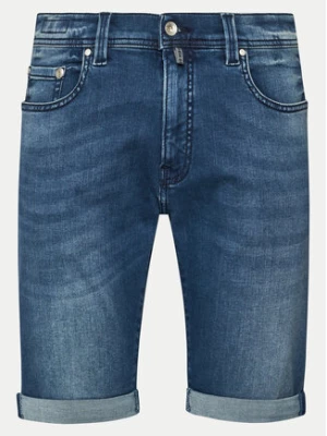 Pierre Cardin Szorty jeansowe 34520/000/8128 Granatowy Modern Fit