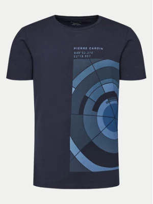 Pierre Cardin T-Shirt 21040/000/2100 Granatowy Modern Fit