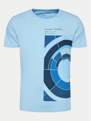 Pierre Cardin T-Shirt 21040/000/2100 Niebieski Modern Fit