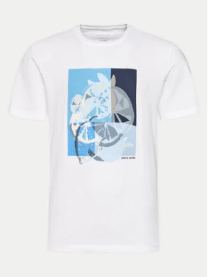 Pierre Cardin T-Shirt C5 21070.2103 Biały Modern Fit