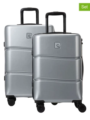 Pierre Cardin Walizki (2 szt.) w kolorze srebrnym rozmiar: onesize