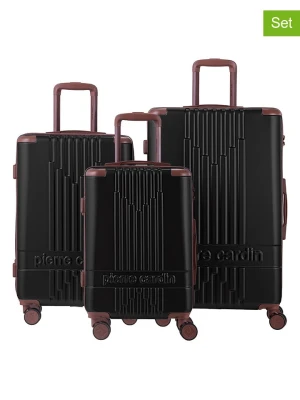 Pierre Cardin Walizki (3 szt.) w kolorze czarnym rozmiar: onesize
