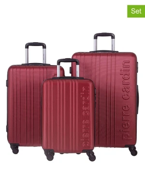 Pierre Cardin Walizki (3 szt.) w kolorze czerwonym rozmiar: onesize