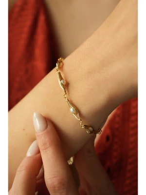 Pierres delicates Bransoletka w kolorze białym z perłami rozmiar: onesize