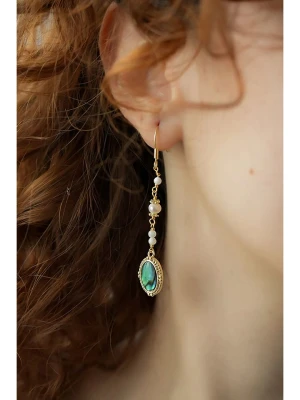 Pierres delicates Kolczyki w kolorze białym z perłami i masą perłową rozmiar: onesize