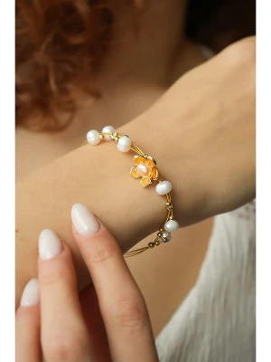 Pierres delicates Pozłacana bransoletka z kryształami rozmiar: onesize