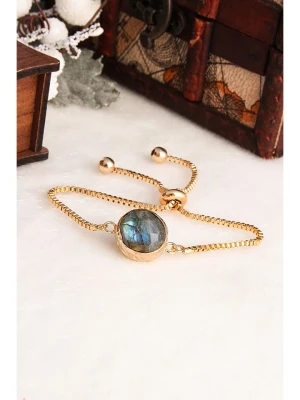 Pierres delicates Pozłacana bransoletka z labradorytami rozmiar: onesize