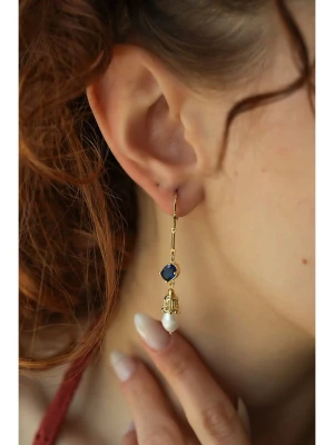 Pierres delicates Pozłacane kolczyki z cyrkoniami rozmiar: onesize