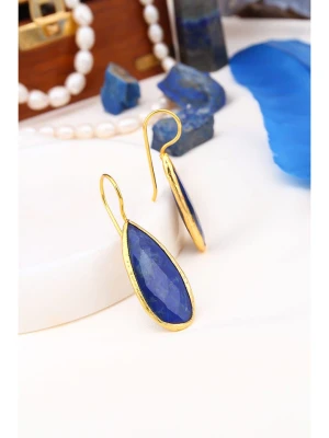 Pierres delicates Pozłacane kolczyki z lapis lazuli rozmiar: onesize