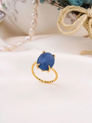 Pierres delicates Pozłacany pierścionek z opalem rozmiar: onesize