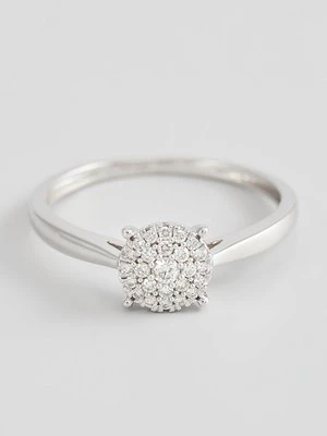 Pierścionek ATELIER DU DIAMANT srebrny