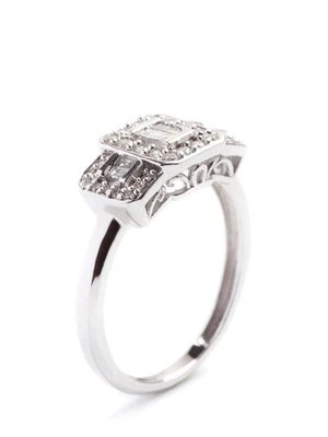 Pierścionek ATELIER DU DIAMANT srebrny