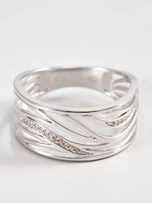 Pierścionek ATELIER DU DIAMANT srebrny