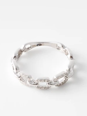 Pierścionek ATELIER DU DIAMANT srebrny
