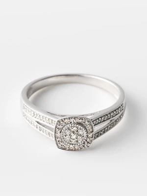 Pierścionek Diamant Exquis srebrny
